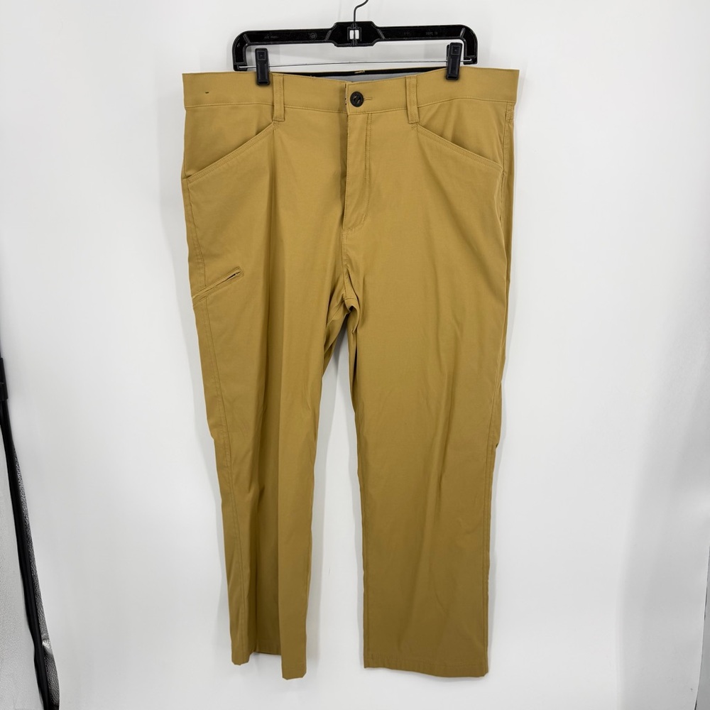 Orvis lightweight stretch water-resistant‎ 5-pocket trek pants in tan 38x27